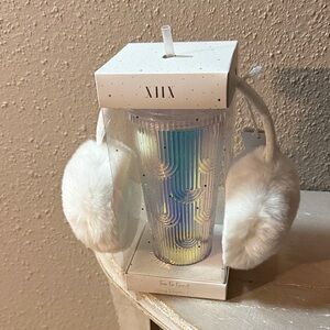 Collection XIIX White Earmuffs with Iridescent Cup